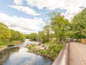 a view of a river from a bridge at Pass the Keys Couples Haven Horsforth in Leeds