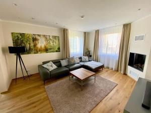 TV a/nebo společenská místnost v ubytování Haus-Holiday-Ferienhaus-in-Bad-Sachsa