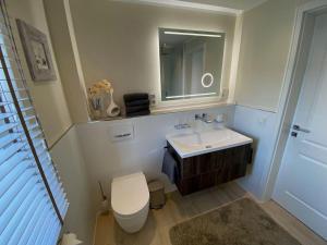 Koupelna v ubytování Haus-Holiday-Ferienhaus-in-Bad-Sachsa