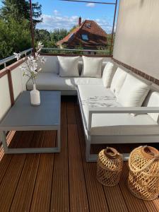 Posezení v ubytování Haus-Holiday-Ferienhaus-in-Bad-Sachsa