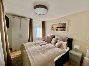 Postel nebo postele na pokoji v ubytování Haus-Holiday-Ferienhaus-in-Bad-Sachsa