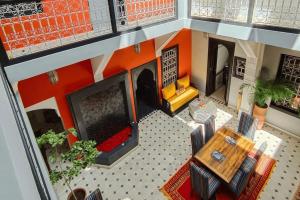 Istumisnurk majutusasutuses Riad Mylaya
