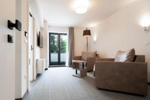 Χώρος καθιστικού στο Hotel Alkar