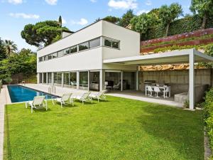 Zahrada ubytování Design villa sea views and lap pool