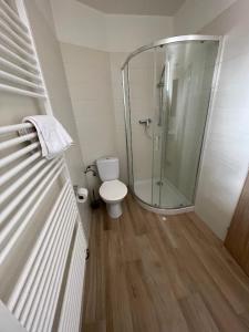 Bilik mandi di Apartmány Šumavánek