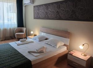 Postel nebo postele na pokoji v ubytování Hotel Sorbona