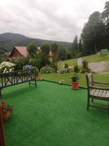 Widok na góry z tej kwatery prywatnej