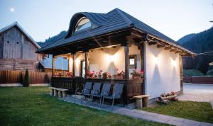 Zahrada ubytování Casa Mihaela