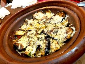 a bowl of food on a table at Fabulous luxury camp in Merzouga