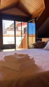 Ένα ή περισσότερα κρεβάτια σε δωμάτιο στο Precioso Ático con Garaje en Gondomar