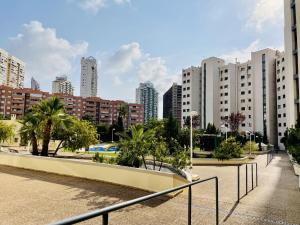 a view of a city with tall buildings at A344 - Gemelos 24 - 2004 Finestrat s.l. in Villajoyosa