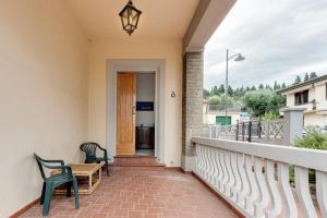 Balkón nebo terasa v ubytování Ursa Apartment