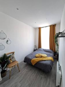 Postel nebo postele na pokoji v ubytování 【】La Fabrique【】, Belfort ville