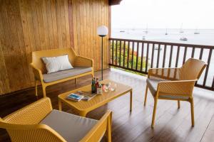 Balkón nebo terasa v ubytování Ti Chill, appartement 3 pièces neuf front de mer