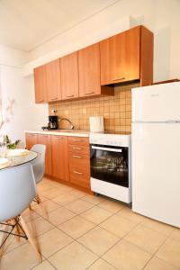 Η κουζίνα ή μικρή κουζίνα στο 22 Apartment with private parking