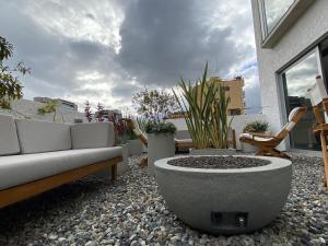 Posezení v ubytování Hotel CityFlats