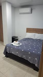 Voodi või voodid majutusasutuse Hotel Real del Valle toas