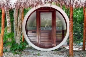 Zahrada ubytování Kakao Cobá Hotel & Cenote Experience