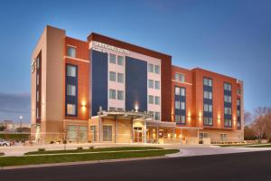 a rendering of the front of a hotel at SpringHill Suites by Marriott Coralville in Coralville