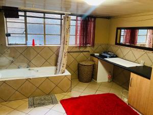 Koupelna v ubytování Eagle Crest