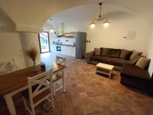 Kuchyň nebo kuchyňský kout v ubytování Apartmán Hessy