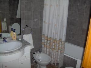 Kúpeľňa v ubytovaní Hostal Restaurante Arasa