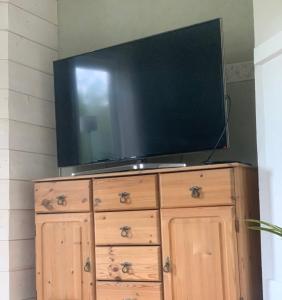 TV a/nebo společenská místnost v ubytování Gotell