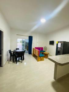 Kuchyň nebo kuchyňský kout v ubytování Casa de Huéspedes Playas Arena