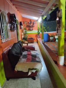 Posezení v ubytování Casa Mamá Chelita