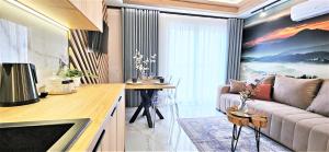 Posezení v ubytování VIP APARTAMENTY Chałubińskiego APART