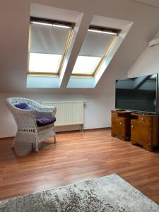 A seating area at Apartament Plac Moniuszki 11