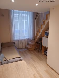 Posezení v ubytování Loft House Budapest