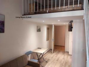 Posezení v ubytování Loft House Budapest