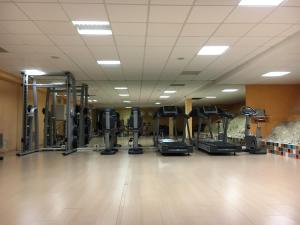 Fitness centrum a/nebo fitness zařízení v ubytování Park Hotel Villa Potenziani