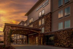 a rendering of the front of a hotel at SpringHill Suites by Marriott Dallas Rockwall in Rockwall