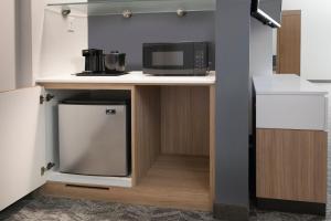 Kuchyň nebo kuchyňský kout v ubytování SpringHill Suites by Marriott Dallas Rockwall