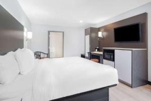 Postel nebo postele na pokoji v ubytování Days Inn & Suites by Wyndham Niagara Falls/Buffalo