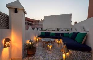 Posezení v ubytování Riad l'Ayel d'Essaouira