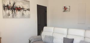 Część wypoczynkowa w obiekcie Très bel appartement,proche plage et centre ville.