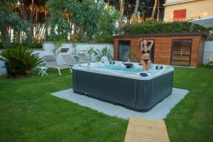 Zahrada ubytování Aquamaris Design Suite & Spa