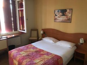 Postel nebo postele na pokoji v ubytování Hostel Ramuntcho