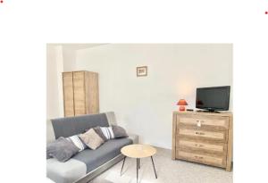 TV a/nebo společenská místnost v ubytování Útulný byt v Jizerských horách -Apartmán Mili