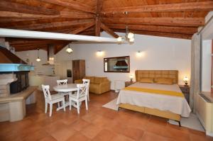 Ένα ή περισσότερα κρεβάτια σε δωμάτιο στο Casa degli Artisti