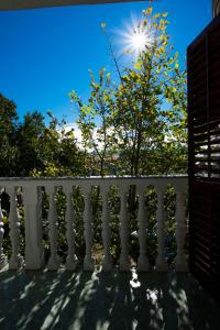 Balkón nebo terasa v ubytování Apartments Žile