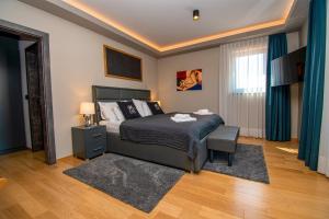 Postel nebo postele na pokoji v ubytování Villa Spa 1 in Porec,Istrien - Istrabook
