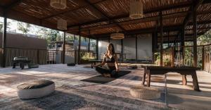 Balkón nebo terasa v ubytování Siwa Tulum Unique Hotel & Spa