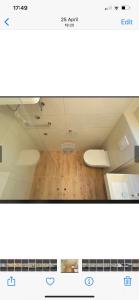 a picture of a room with a toilet in a room at La grande bellezza in Martinšćica