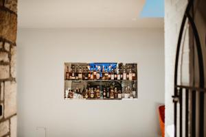 a picture of a bar on a wall at The Bonnie Badger in Gullane