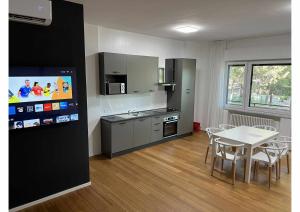 Kuchyň nebo kuchyňský kout v ubytování Villa Riviera 287