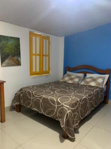 Ein Bett oder Betten in einem Zimmer der Unterkunft Hostel Morro de Sao Paulo